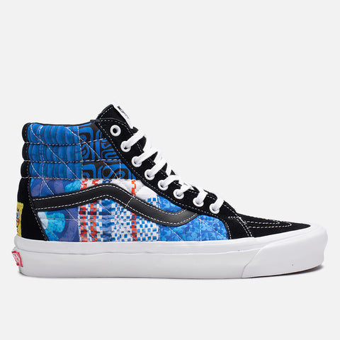 SANDY LIANG X SPONGEBOB X VANS SK8-HI 38 DX "PATCHWORK"
