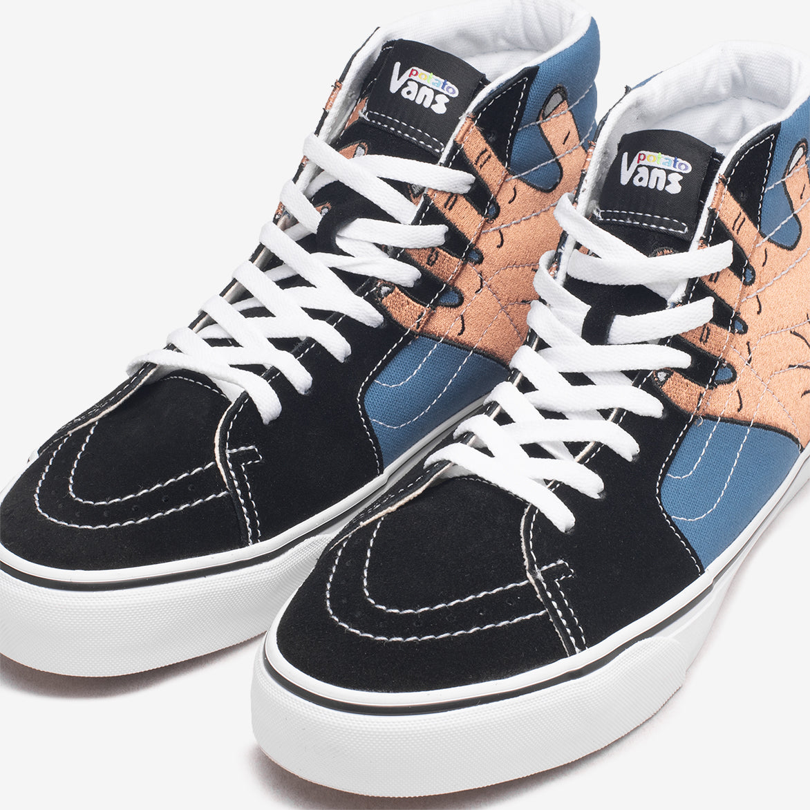 Imran Potato x Vans Vault Sk8-Hi VR3 LX - Black / Navy 13