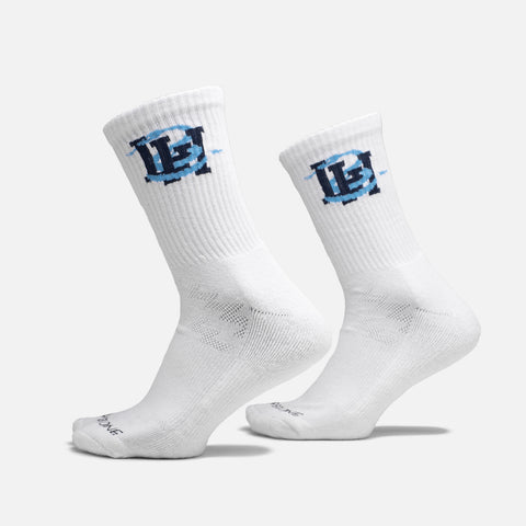 LH UNION SNAKE SOCKS - WHITE