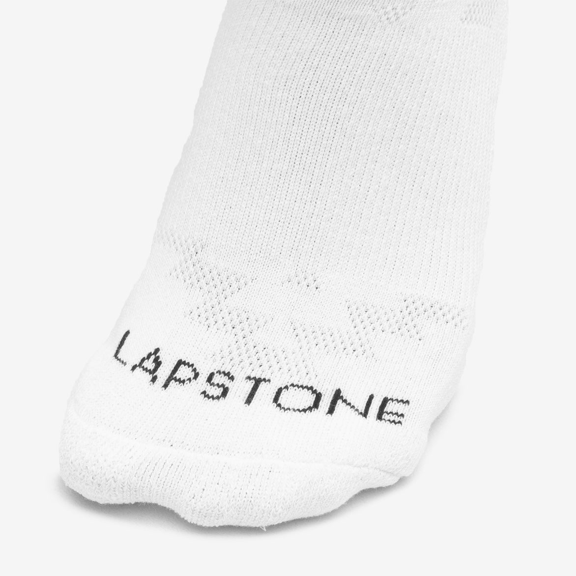 STRIPED CREW SOCK - WHITE / BLACK