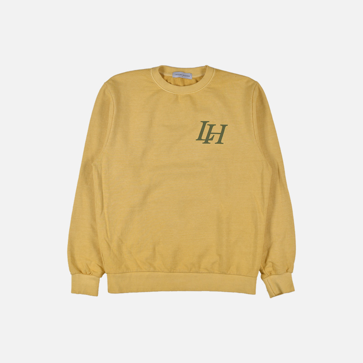 LH LIGHTWEIGHT CREWNECK "CORNSILK"