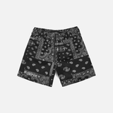 P504 ALL-AROUND SHORT - BLACK PAISLEY