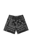 P504 ALL-AROUND SHORT - BLACK PAISLEY