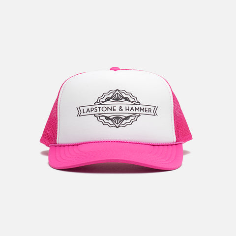 LAPSTONE TRUCKER HAT - HOT PINK