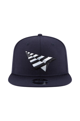 PAPER PLANE OLD SCHOOL CROWN SNAPBACK - NAVY