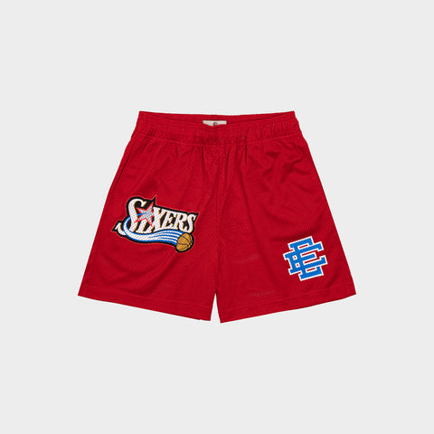 ERIC EMANUEL X 76ERS SHORT - RED