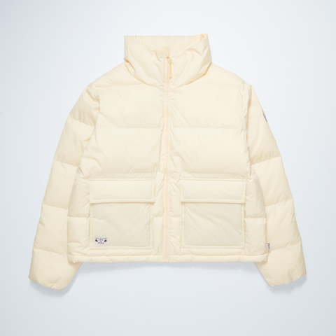 JFG X VANS VAULT RESORT PUFFER JACKET - BANANA CREPE
