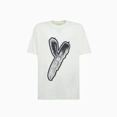 LOGO CREW NECK TEE - WHITE