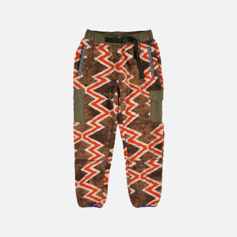 BBC BEE LINE X TIMBERLAND GEO FLEECE CARGO PANT - BROWN / ORANGE