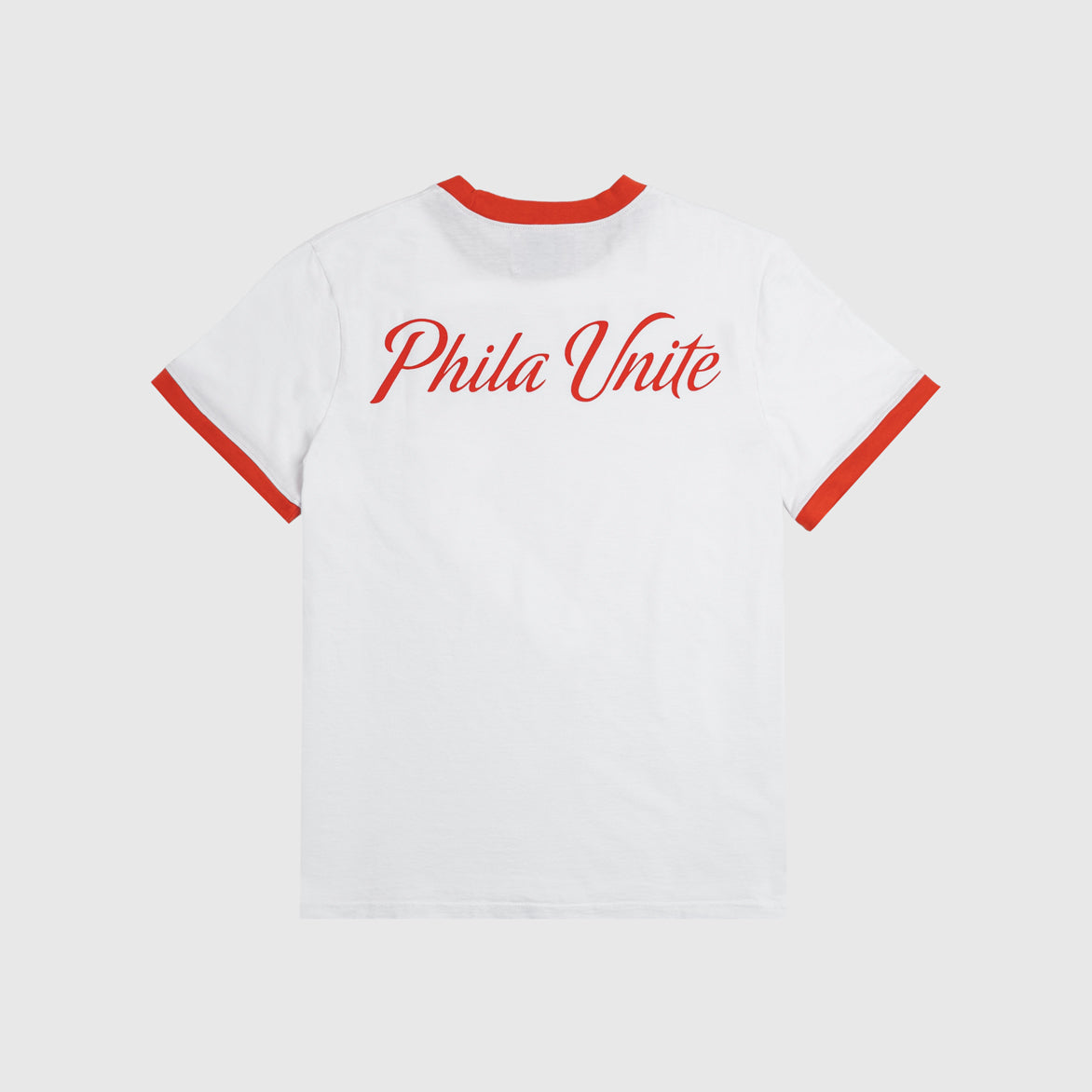 ERIC EMANUEL X 76ERS RINGER TEE - WHITE / RED