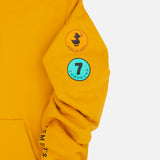 COMPOUND X SAVE THE DUCK "7" HOODIE - YELLOW / BLACK