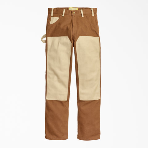 NYS X DICKIES 'SUN-DYED IN TEXAS' DUCK UTILITY PAINTER PANT - DESERT SAND