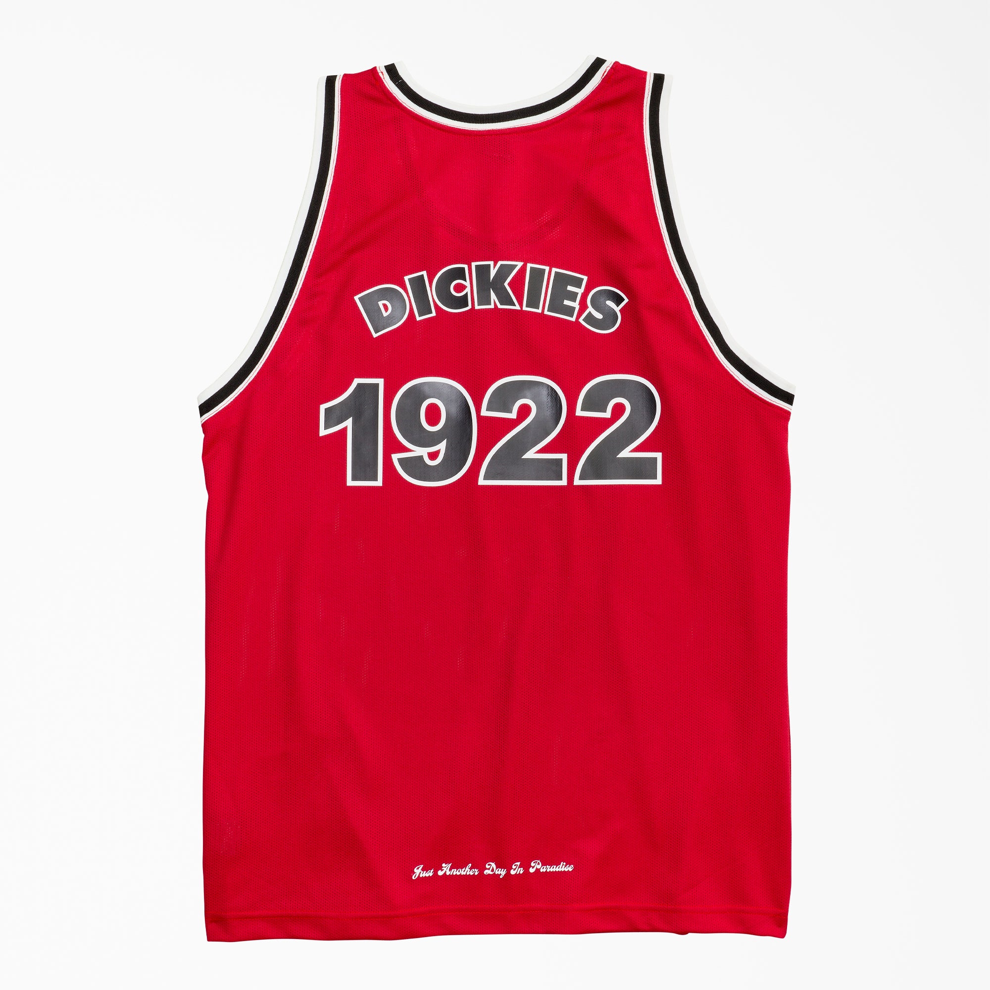 NYS X DICKIES 'SUN-DYED IN TEXAS' BASKETBALL JERSEY - RED