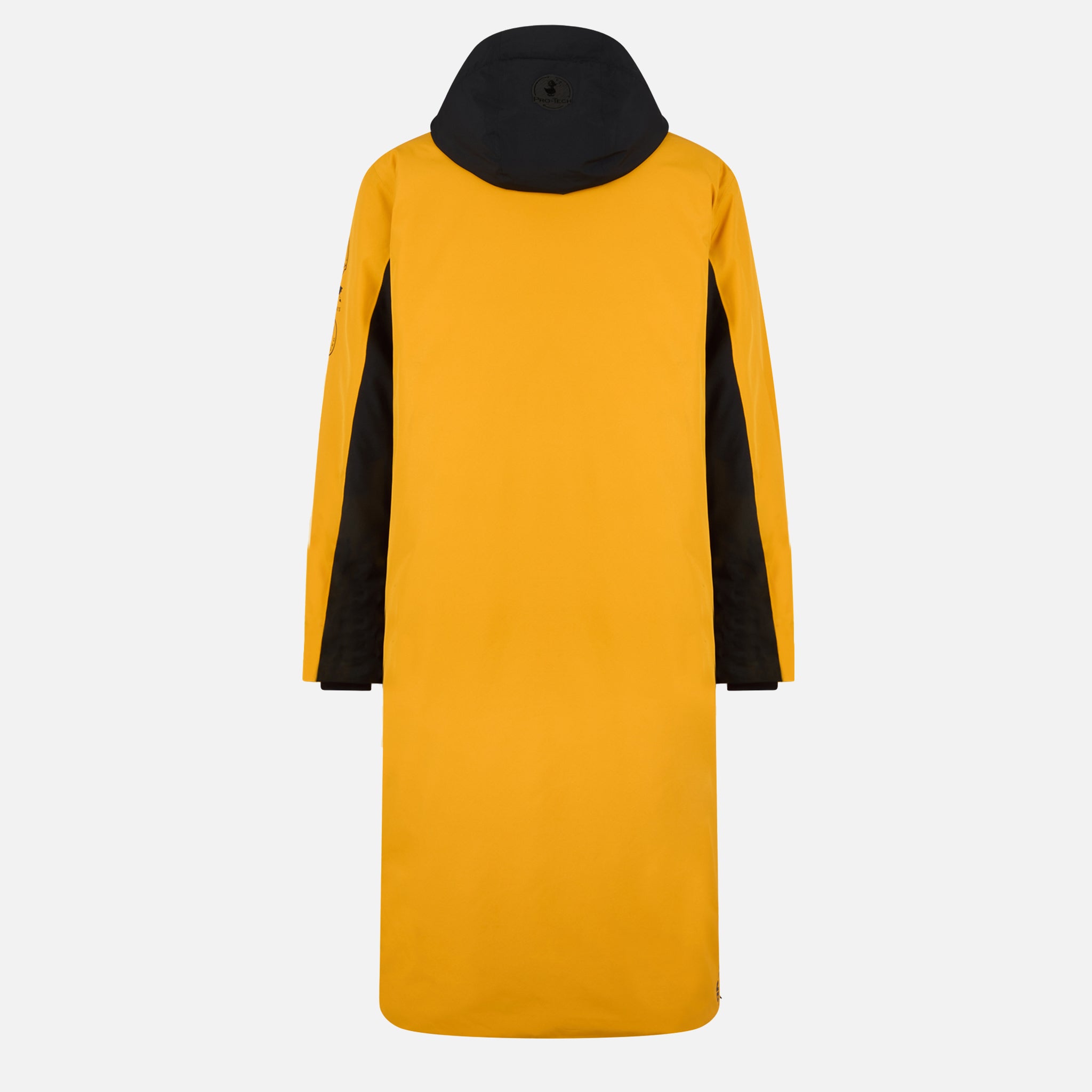 COMPOUND X SAVE THE DUCK ATTICUS LONG HOODED JACKET - GOLDEN / BLACK