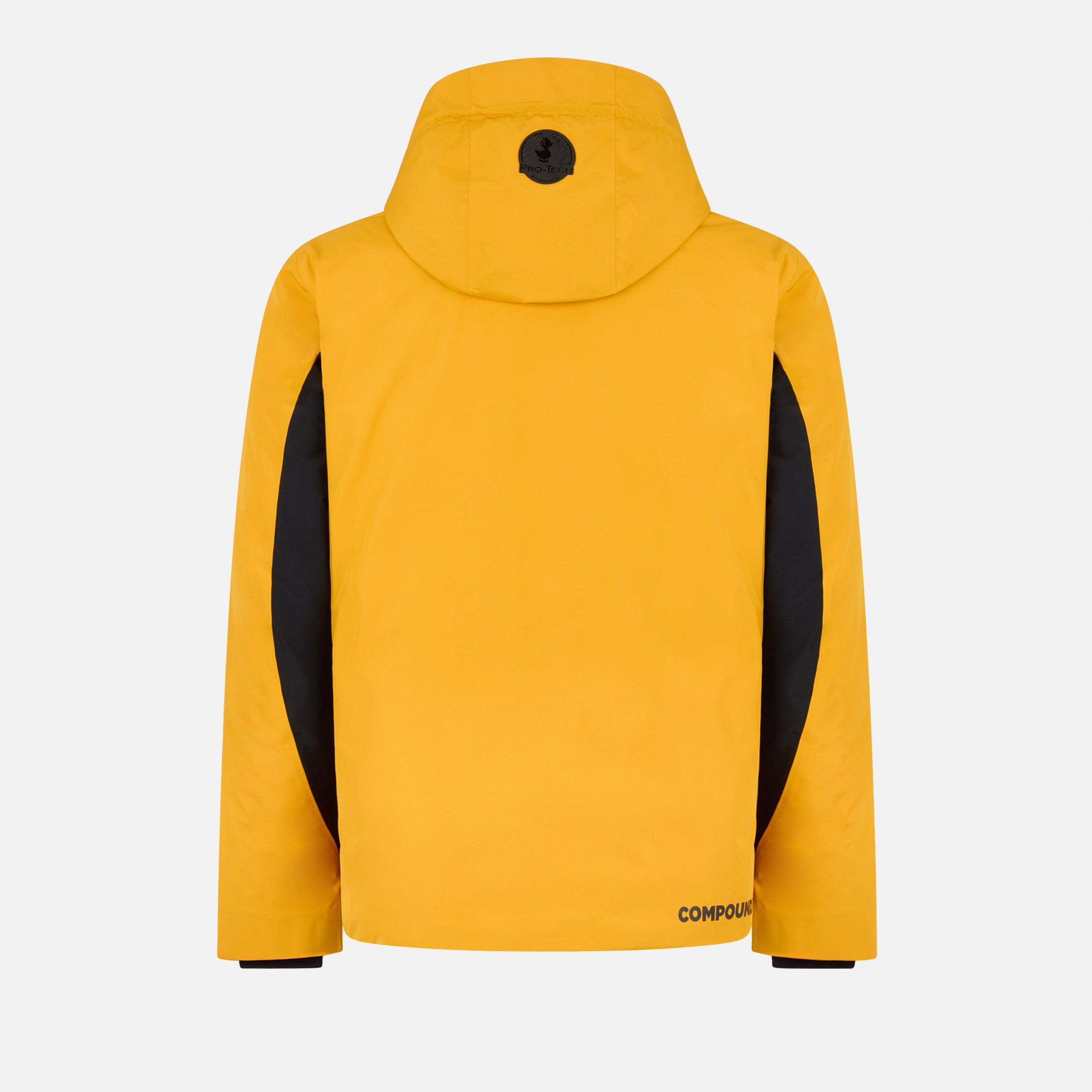 COMPOUND X SAVE THE DUCK HOODED ALVARO PARKA - GOLDEN / BLACK