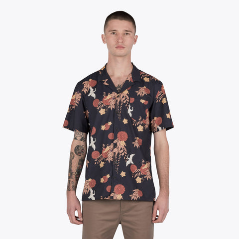 CRANE SS SHIRT - NAVY