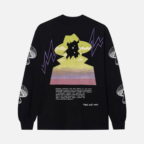 BLUE MEANIE LS TEE - BLACK