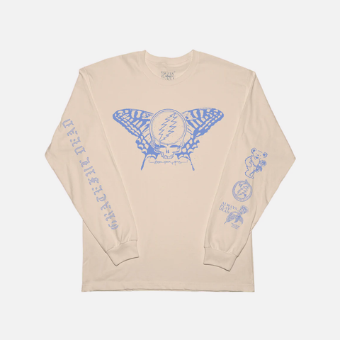 BUTTERFLY LS TEE - Tan