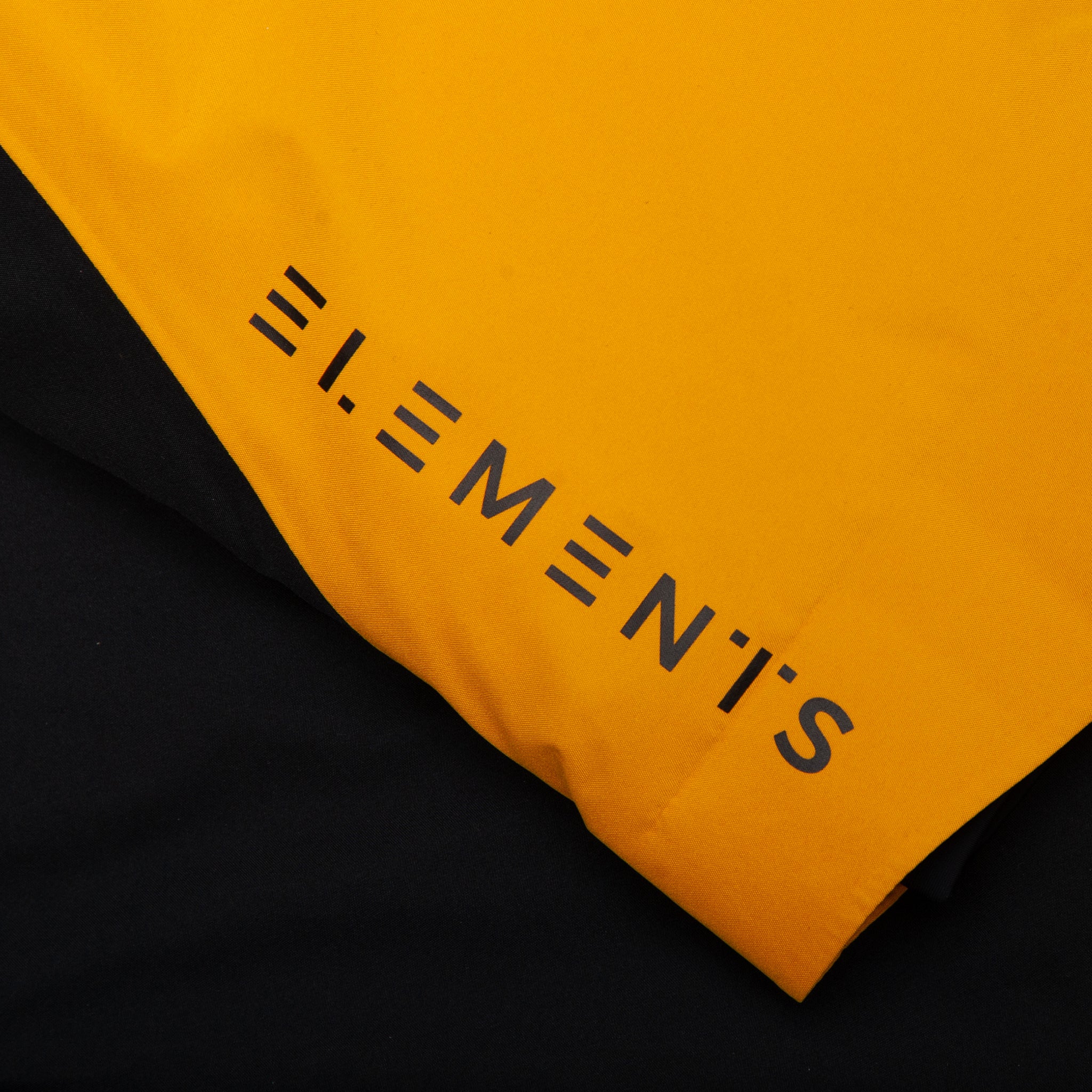 COMPOUND X SAVE THE DUCK ATTICUS LONG HOODED JACKET - GOLDEN / BLACK