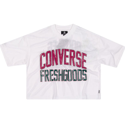 JOE FRESHGOODS X CONVERSE CROPPED FOOTBALL JERSEY - WHITE