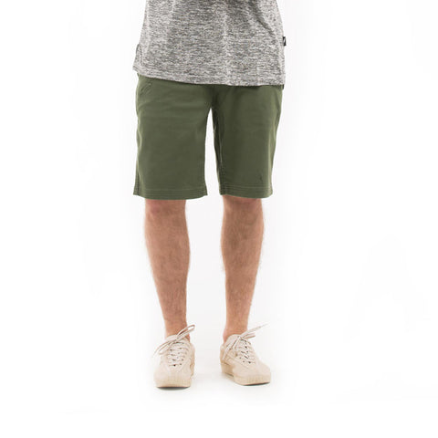 KAVIN-SHORTS- WOVEN MOSS