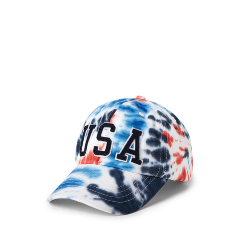 TEAM USA TIE-TYE CHINO BALL CAP - TIE-DYE