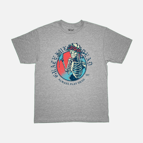 MELTING BOLT SS TEE - GREY