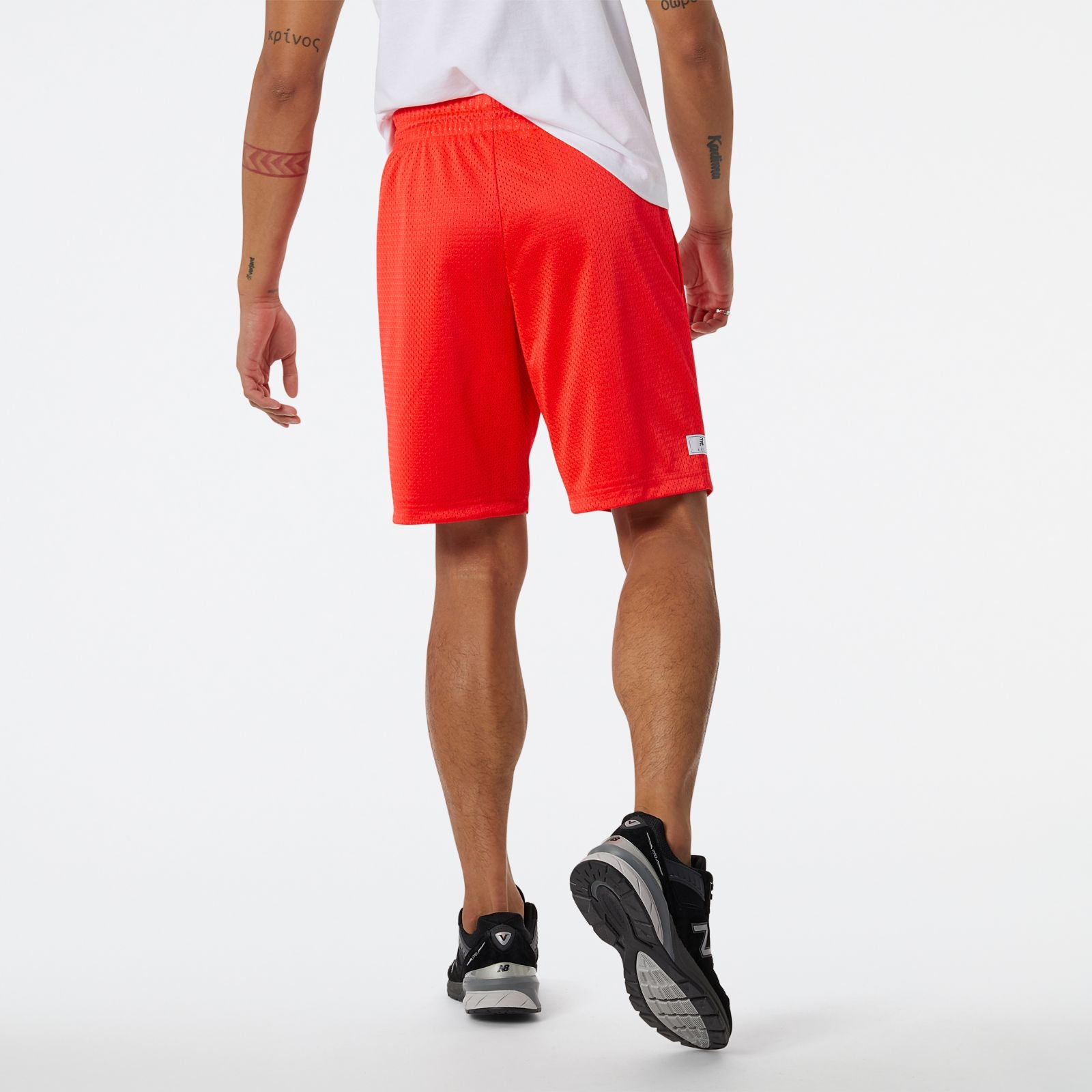 NB Essential BBall Short - energy red