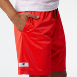 NB Essential BBall Short - energy red