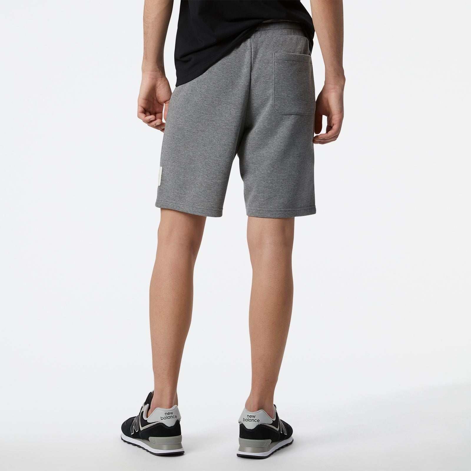 NB Essentials New Balance Fleece Short - Heather charcoal