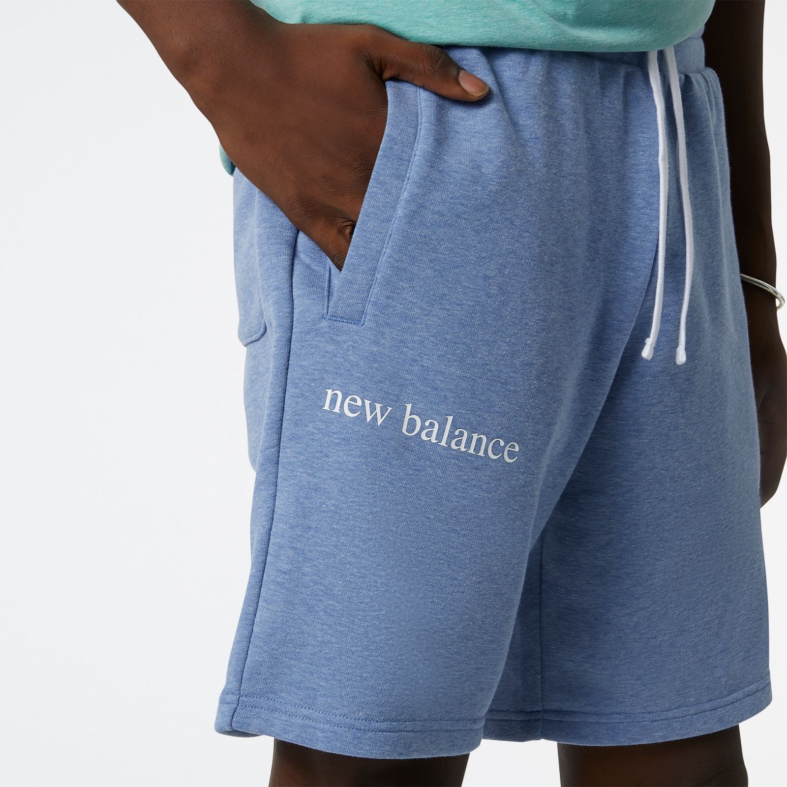 NB Essentials New Balance Fleece Short - Navy heather