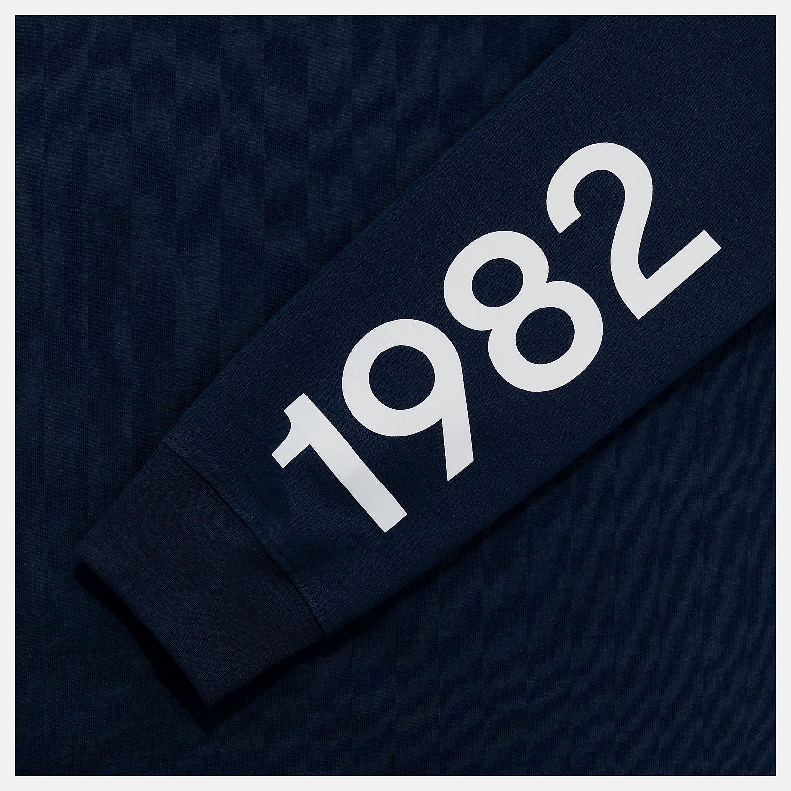 MADE IN USA HERITAGE GRAPHIC LS TEE - NATURAL INDIGO