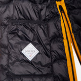 COMPOUND X SAVE THE DUCK ATTICUS LONG HOODED JACKET - GOLDEN / BLACK