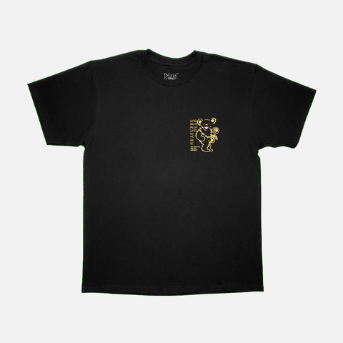 ROSE BEAR SS TEE - Black