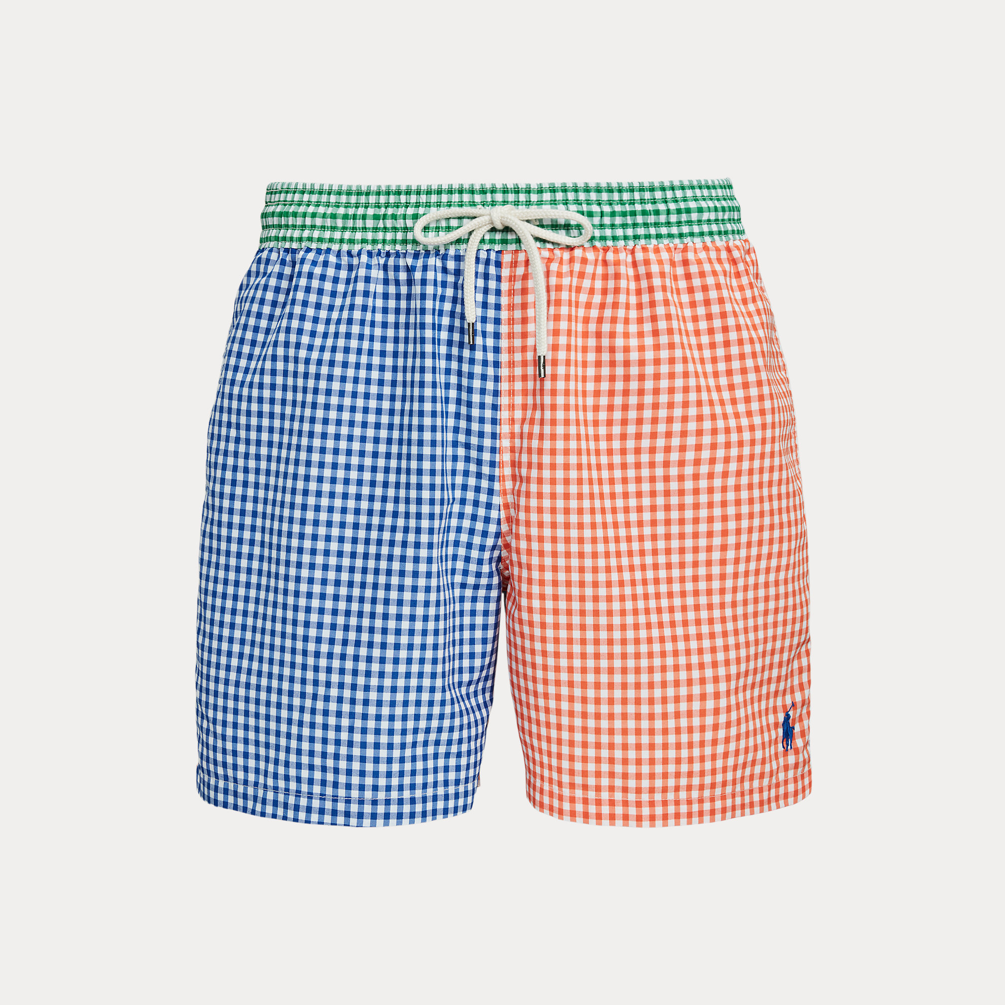 Ralph lauren gingham swim shorts outlet