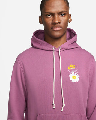 FRENCH TERRY PULLOVER HOODIE - LIGHT BORDEAUX