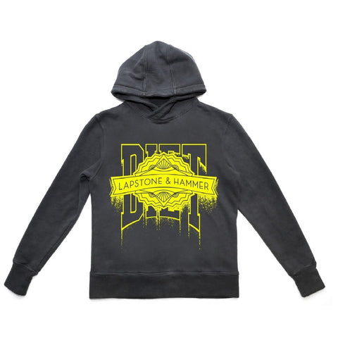 LAPSTONE X DIET STARTS MONDAY HOODIE - BLACK*