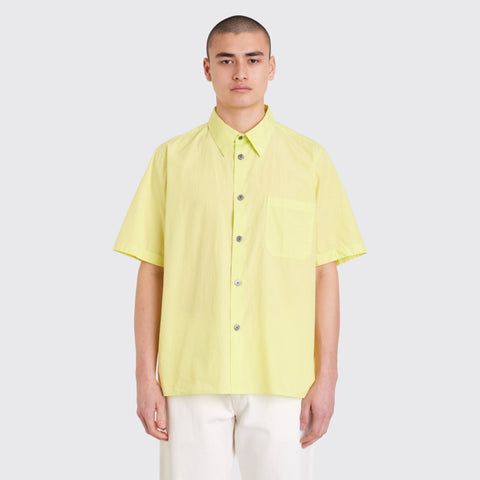 TOURIST SHIRT POPLIN - SUNNY LIME