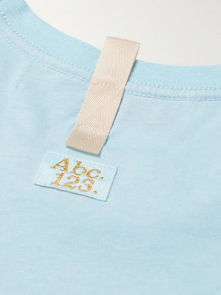 ABC. 123. SHORT SLEEVE POCKET TEE - ANGELITE BLUE