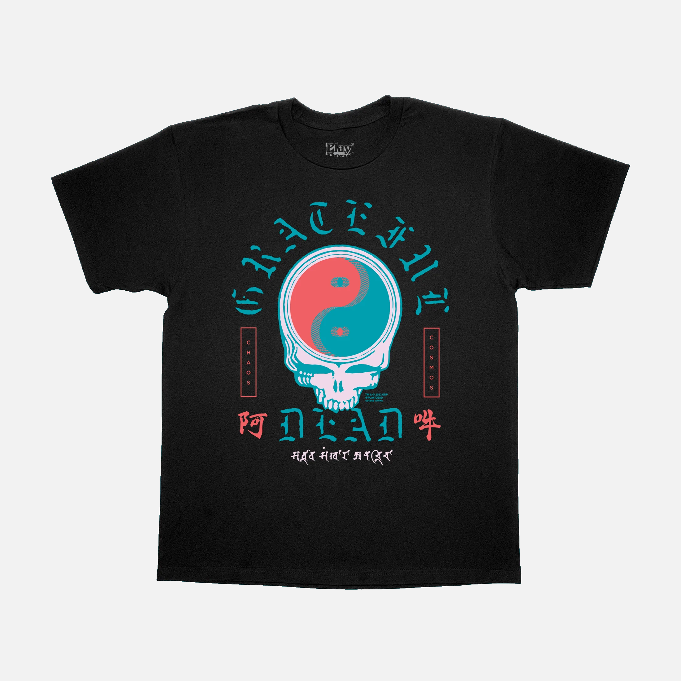 YING YANG SS TEE - Black